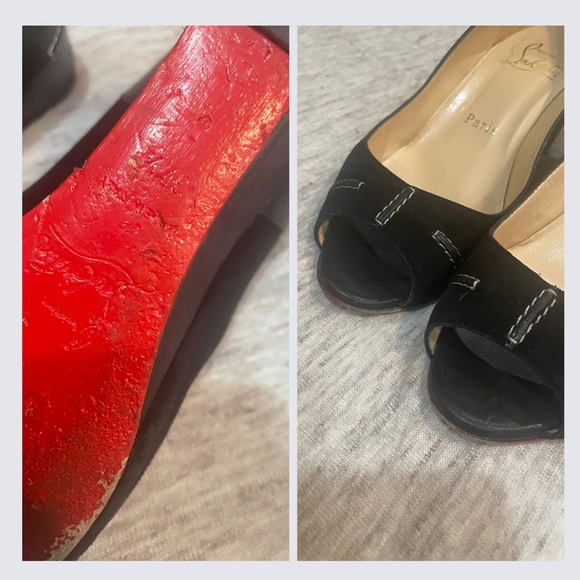 Christian Louboutin Shoes - 👠 💃🏼 Louboutin peep toe wedges